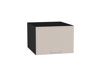 Шкаф верхний горизонтальный глубокий Квадро Graphite, Кашемир, 500 В*Ш*Г 358*500*577, фасад МДФ  Кашемир, корпус  Graphite ms2510VVT_72804