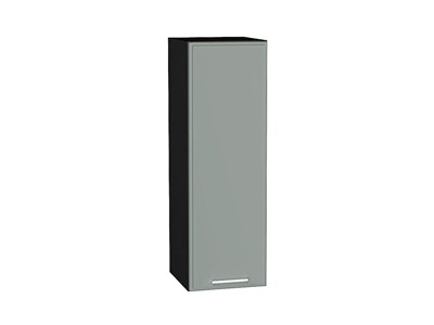 Шкаф верхний с 1-ой дверцей Квадро Graphite, Аквамарин, 920, 300 В*Ш*Г 920*300*321, фасад МДФ  Аквамарин, корпус  Graphite ms2510VVT_73097