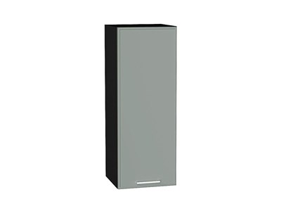 Шкаф верхний с 1-ой дверцей Квадро Graphite, Аквамарин, 920, 350 В*Ш*Г 920*350*321, фасад МДФ  Аквамарин, корпус  Graphite ms2510VVT_73098
