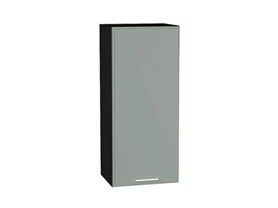 Шкаф верхний с 1-ой дверцей Квадро Graphite, Аквамарин, 920, 400 В*Ш*Г 920*400*321, фасад МДФ  Аквамарин, корпус  Graphite ms2510VVT_73099