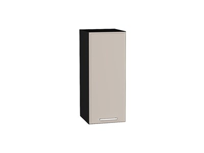 Шкаф верхний с 1-ой дверцей Квадро Graphite, Кашемир, 720, 300 В*Ш*Г 716*300*321, фасад МДФ  Кашемир, корпус  Graphite ms2510VVT_73103