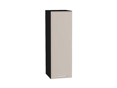 Шкаф верхний с 1-ой дверцей Квадро Graphite, Кашемир, 920, 300 В*Ш*Г 920*300*321, фасад МДФ  Кашемир, корпус  Graphite ms2510VVT_73109