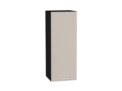Шкаф верхний с 1-ой дверцей Квадро Graphite, Кашемир, 920, 350 В*Ш*Г 920*350*321, фасад МДФ  Кашемир, корпус  Graphite ms2510VVT_73110