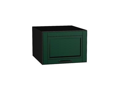 Шкаф верхний горизонтальный глубокий Дублин Graphite, Special Green, 500 В*Ш*Г 358*500*574, фасад МДФ  Special Green, корпус  Graphite ms2510VVT_72784