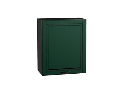 Шкаф верхний с 1-ой дверцей Дублин Graphite, Special Green, 720, 600 В*Ш*Г 716*600*318, фасад МДФ  Special Green, корпус  Graphite ms2510VVT_73012