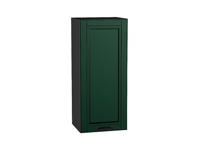 Шкаф верхний с 1-ой дверцей Дублин Graphite, Special Green, 920, 400 В*Ш*Г 920*400*318, фасад МДФ  Special Green, корпус  Graphite ms2510VVT_73015
