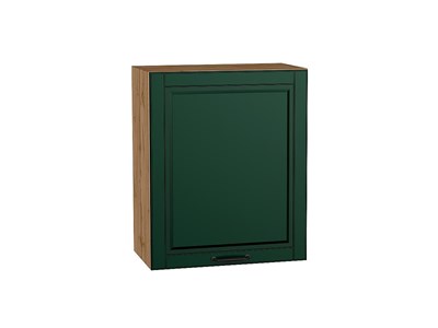 Шкаф верхний с 1-ой дверцей Дублин Дуб Вотан, Special Green, 720, 600 В*Ш*Г 716*600*318, фасад МДФ  Special Green, корпус  Дуб Вотан ms2510VVT_72988