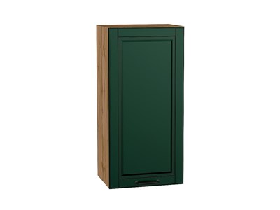 Шкаф верхний с 1-ой дверцей Дублин Дуб Вотан, Special Green, 920, 450 В*Ш*Г 920*450*318, фасад МДФ  Special Green, корпус  Дуб Вотан ms2510VVT_72992