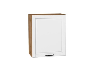 Шкаф верхний с 1-ой дверцей Дублин Дуб Вотан, Special White, 720, 600 В*Ш*Г 716*600*318, фасад МДФ  Special White, корпус  Дуб Вотан ms2510VVT_72976