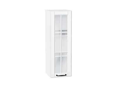 Шкаф верхний с 1-ой остекленной дверцей Дублин Белый, Special White, 920, 300 В*Ш*Г 920*300*318, фасад МДФ/Стекло  Special White, корпус  Белый ms2510VVT_74315