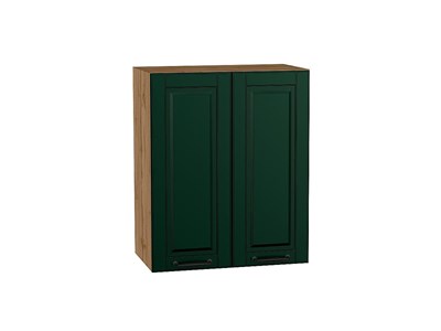 Шкаф верхний с 2-мя дверцами Дублин Дуб Вотан, Special Green, 720, 600 В*Ш*Г 716*600*318, фасад МДФ  Special Green, корпус  Дуб Вотан ms2510VVT_73139