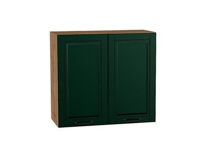 Шкаф верхний с 2-мя дверцами Дублин Дуб Вотан, Special Green, 720, 800 В*Ш*Г 716*800*318, фасад МДФ  Special Green, корпус  Дуб Вотан ms2510VVT_73140