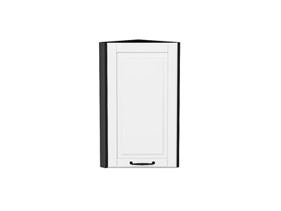 Шкаф верхний торцевой Дублин Graphite, Special White, 720 В*Ш*Г 716*300*304, фасад МДФ  Special White, корпус  Graphite ms2510VVT_73207