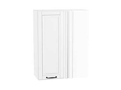 Шкаф верхний прямой угловой Дублин Белый, Special White, 920 В*Ш*Г 920*700*345, фасад МДФ  Special White, корпус  Белый ms2510VVT_72917