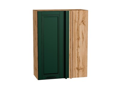 Шкаф верхний прямой угловой Дублин Дуб Вотан, Special Green, 920 В*Ш*Г 920*700*345, фасад МДФ  Special Green, корпус  Дуб Вотан ms2510VVT_72923