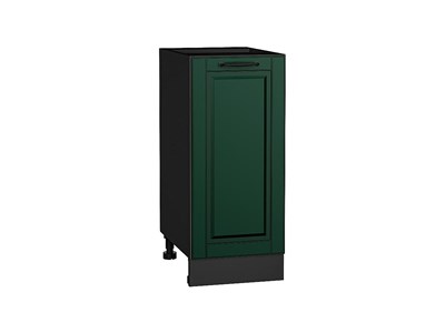 Шкаф нижний с 1-ой дверцей Дублин Graphite, Special Green, 350 В*Ш*Г 816*350*478, фасад МДФ  Special Green, корпус  Graphite ms2510VVT_73399