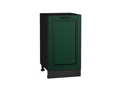 Шкаф нижний с 1-ой дверцей Дублин Graphite, Special Green, 450 В*Ш*Г 816*450*478, фасад МДФ  Special Green, корпус  Graphite ms2510VVT_73401