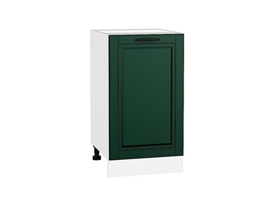 Шкаф нижний с 1-ой дверцей Дублин Белый, Special Green, 450 В*Ш*Г 816*450*478, фасад МДФ  Special Green, корпус  Белый ms2510VVT_73373
