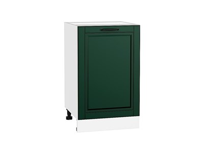 Шкаф нижний с 1-ой дверцей Дублин Белый, Special Green, 500 В*Ш*Г 816*500*478, фасад МДФ  Special Green, корпус  Белый ms2510VVT_73374