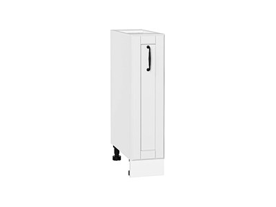 Шкаф нижний с 1-ой дверцей Дублин Белый, Special White, 200 В*Ш*Г 816*200*478, фасад МДФ  Special White, корпус  Белый ms2510VVT_73362