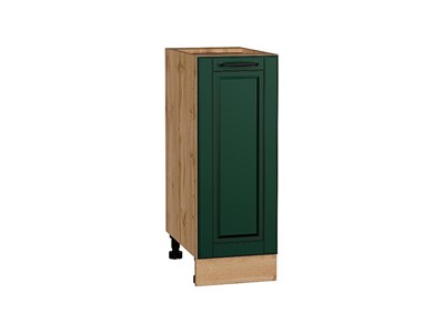 Шкаф нижний с 1-ой дверцей Дублин Дуб Вотан, Special Green, 300 В*Ш*Г 816*300*478, фасад МДФ  Special Green, корпус  Дуб Вотан ms2510VVT_73384