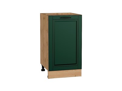 Шкаф нижний с 1-ой дверцей Дублин Дуб Вотан, Special Green, 450 В*Ш*Г 816*450*478, фасад МДФ  Special Green, корпус  Дуб Вотан ms2510VVT_73387