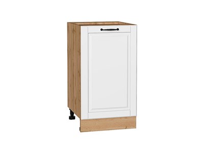 Шкаф нижний с 1-ой дверцей Дублин Дуб Вотан, Special White, 450 В*Ш*Г 816*450*478, фасад МДФ  Special White, корпус  Дуб Вотан ms2510VVT_73380