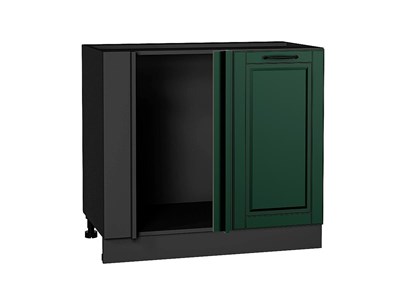 Шкаф нижний угловой Дублин Graphite, Special Green В*Ш*Г 816*890*478, фасад МДФ  Special Green, корпус  Graphite ms2510VVT_73691