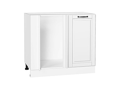 Шкаф нижний угловой Дублин Белый, Special White В*Ш*Г 816*890*478, фасад МДФ  Special White, корпус  Белый ms2510VVT_73677