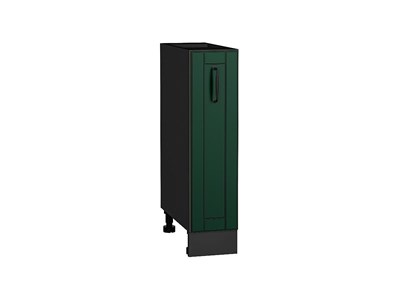 Шкаф нижний бутылочница Дублин Graphite, Special Green, 200 В*Ш*Г 816*200*478, фасад МДФ  Special Green, корпус  Graphite ms2510VVT_73312