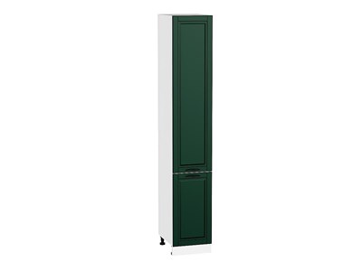 Шкаф пенал с 2-мя дверцами Дублин Белый, Special Green, 2340, 400 В*Ш*Г 2336*400*574, фасад МДФ  Special Green, корпус  Белый ms2510VVT_73728