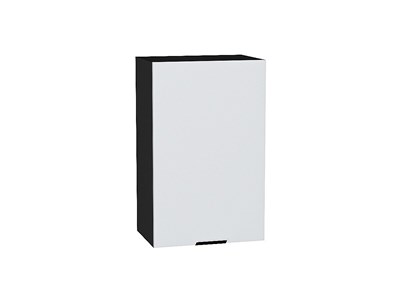 Шкаф верхний с 1-ой дверцей Евро Graphite, Белый, 720, 450 В*Ш*Г 716*450*318, фасад МДФ  Белый, корпус  Graphite ms2510VVT_59111