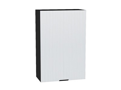 Шкаф верхний с 1-ой дверцей Евро Лайн Graphite, Белый, 920, 600 В*Ш*Г 920*600*318, фасад МДФ  Белый, корпус  Graphite ms2510VVT_59323