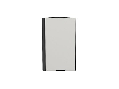 Шкаф верхний торцевой Евро Graphite, Агат, 720 В*Ш*Г 716*300*304, фасад МДФ  Агат, корпус  Graphite ms2510VVT_59139