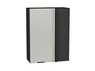 Шкаф верхний прямой угловой Евро Лайн Graphite, Агат, 920 В*Ш*Г 920*700*345, фасад МДФ  Агат, корпус  Graphite ms2510VVT_60337