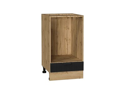 Шкаф нижний под духовку Евро Лайн Дуб Вотан, Антрацит, 450 В*Ш*Г 816*450*474, фасад МДФ  Антрацит, корпус  Дуб Вотан ms2510VVT_67241