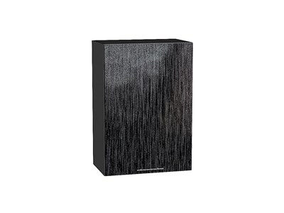 Шкаф верхний с 1-ой дверцей Валерия-М Graphite, Черный металлик дождь, 720, 500 В*Ш*Г 716*500*318, фасад МДФ  Черный металлик дождь, корпус  Graphite ms2510VVT_37784