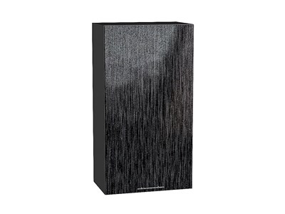 Шкаф верхний с 1-ой дверцей Валерия-М Graphite, Черный металлик дождь, 920, 500 В*Ш*Г 920*500*318, фасад МДФ  Черный металлик дождь, корпус  Graphite ms2510VVT_40154