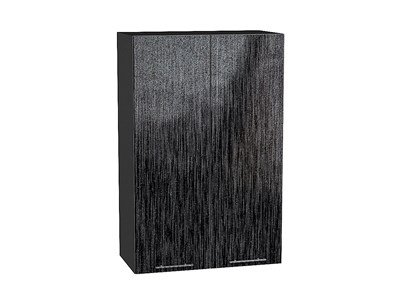 Шкаф верхний с 2-мя дверцами Валерия-М Graphite, Черный металлик дождь, 920, 600 В*Ш*Г 920*600*318, фасад МДФ  Черный металлик дождь, корпус  Graphite ms2510VVT_40358