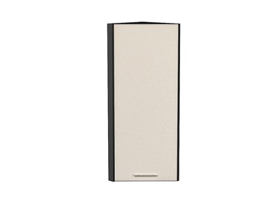 Шкаф верхний торцевой Валерия-М Graphite, Бежевый металлик, 920 В*Ш*Г 920*300*304, фасад МДФ  Бежевый металлик, корпус  Graphite ms2510VVT_51467