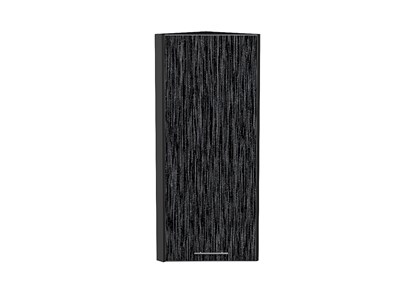 Шкаф верхний торцевой Валерия-М Graphite, Черный металлик дождь, 920 В*Ш*Г 920*300*304, фасад МДФ  Черный металлик дождь, корпус  Graphite ms2510VVT_49053