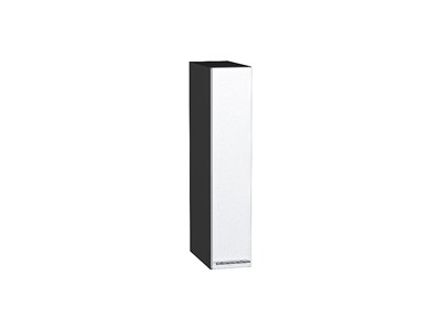 Шкаф верхний бутылочница Валерия-М Graphite, Белый металлик, 150 В*Ш*Г 716*150*318, фасад МДФ  Белый металлик, корпус  Graphite ms2510VVT_38758