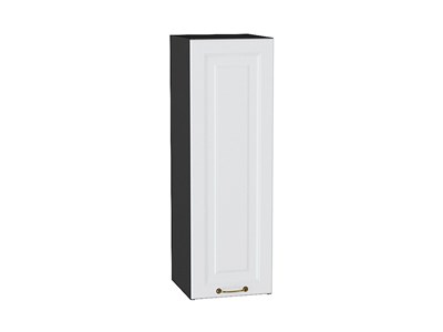 Шкаф верхний с 1-ой дверцей Ницца Graphite, Белый, 920, 300 В*Ш*Г 920*300*318, фасад МДФ  Белый, корпус  Graphite ms2510VVT_54595