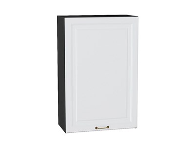 Шкаф верхний с 1-ой дверцей Ницца Graphite, Белый, 920, 600 В*Ш*Г 920*600*318, фасад МДФ  Белый, корпус  Graphite ms2510VVT_54599
