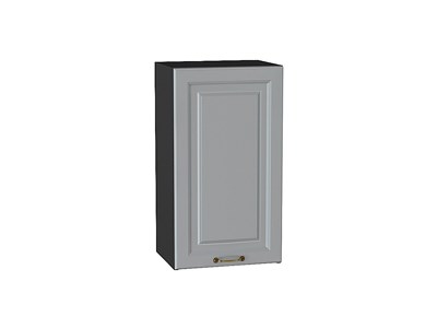 Шкаф верхний с 1-ой дверцей Ницца Graphite, Графит, 720, 400 В*Ш*Г 716*400*318, фасад МДФ  Графит, корпус  Graphite ms2510VVT_54651