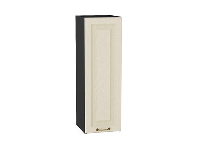 Шкаф верхний с 1-ой дверцей Ницца Graphite, Дуб крем, 920, 300 В*Ш*Г 920*300*318, фасад МДФ  Дуб крем, корпус  Graphite ms2510VVT_44118