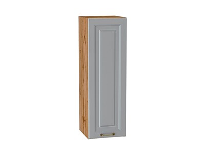 Шкаф верхний с 1-ой дверцей Ницца Дуб Вотан, Графит, 920, 300 В*Ш*Г 920*300*318, фасад МДФ  Графит, корпус  Дуб Вотан ms2510VVT_64213
