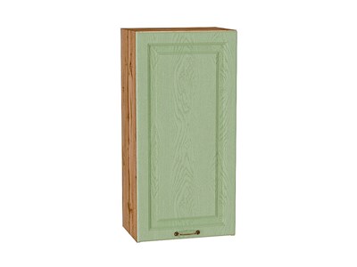Шкаф верхний с 1-ой дверцей Ницца Дуб Вотан, Дуб оливковый, 920, 450 В*Ш*Г 920*450*318, фасад МДФ  Дуб оливковый, корпус  Дуб Вотан ms2510VVT_64206