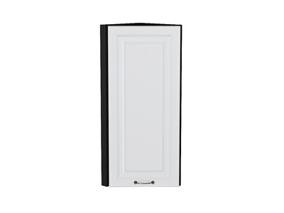 Шкаф верхний торцевой Ницца Graphite, Белый, 920 В*Ш*Г 920*300*304, фасад МДФ  Белый, корпус  Graphite ms2510VVT_54776