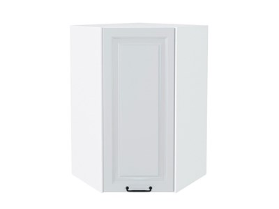 Шкаф верхний угловой Ницца Белый, Blanco, 920 В*Ш*Г 920*600*600, фасад МДФ  Blanco, корпус  Белый ms2510VVT_33712